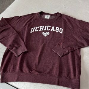 League Maroon UChicago Crewneck Sweatshirt